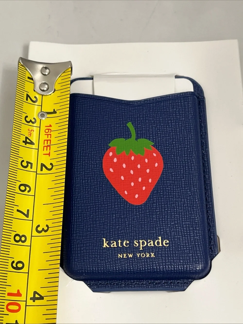 Kate Spade New York magnetic wallet strawberry